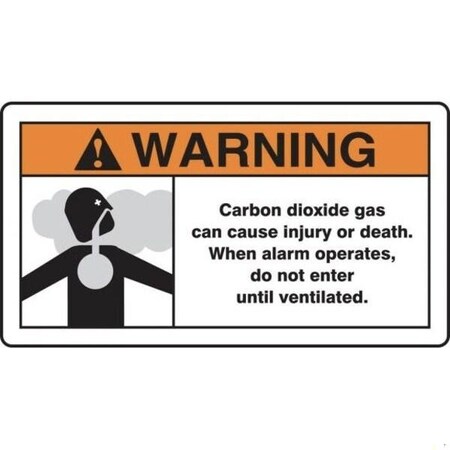 Accuform ANSI WARNING FIRE Safety Sign CARBON MFXG342XL